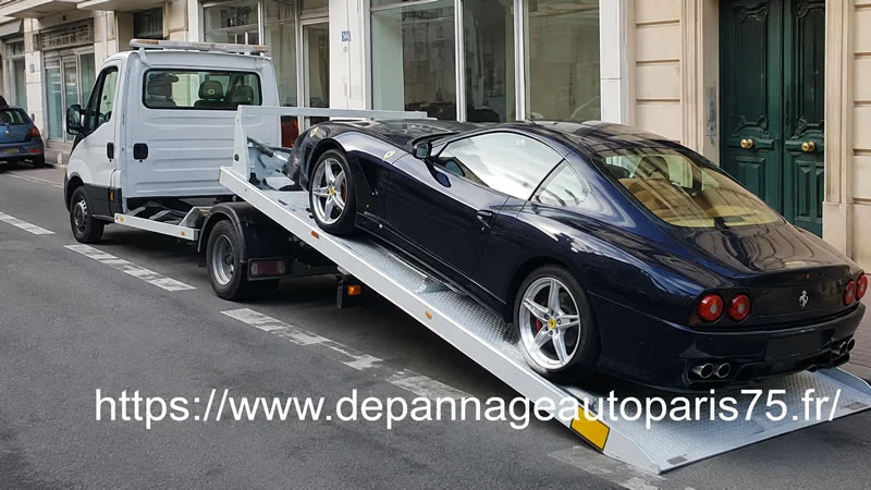 Dépannage automobile et remorquage à Paris