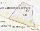 carte paris 14 - depannage auto (75014)