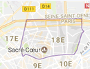 carte paris 18 - depannage auto