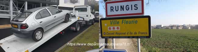 depannage remorquage automobile Rungis 94150