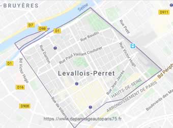 plan Levallois-Perret 92300